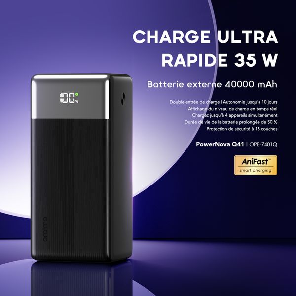 PowerJet 501 Batterie externe durable et sécurisée