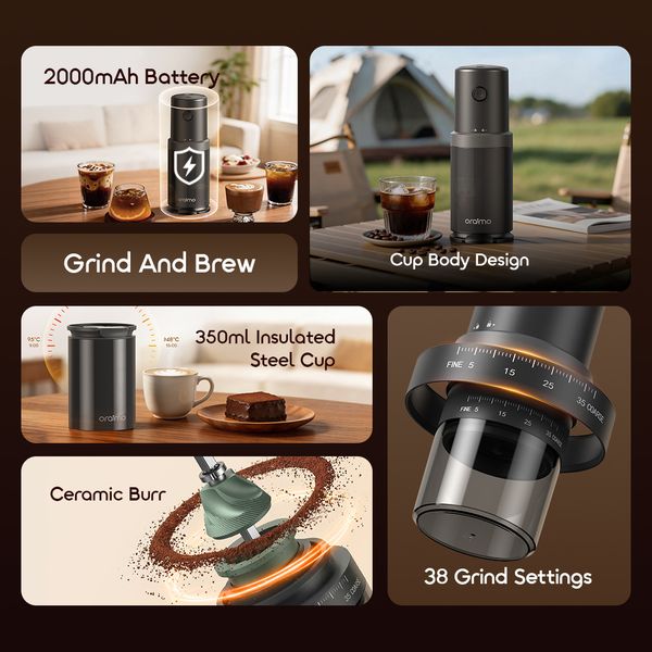 BeanGrind Precision Portable Coffee Grinder
