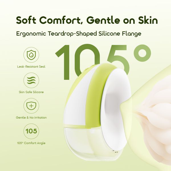 EasyPump Lightweight Gentle Wearable Breast Pump