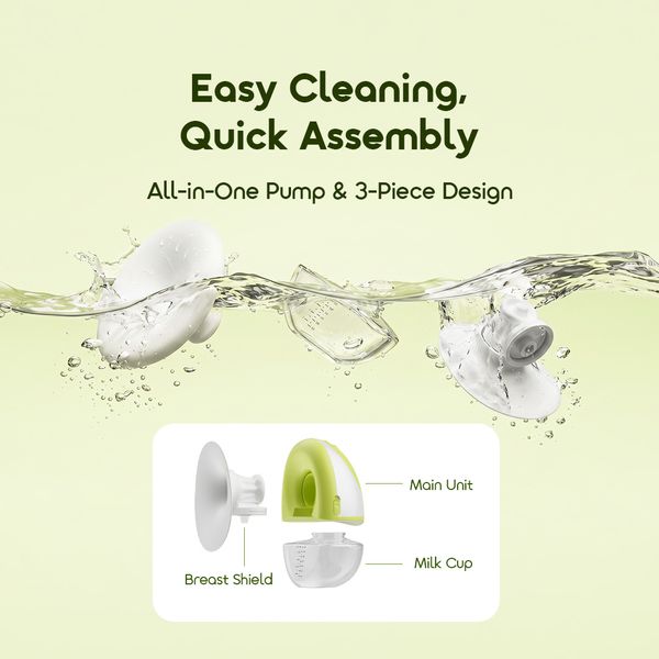 EasyPump Lightweight Gentle Wearable Breast Pump