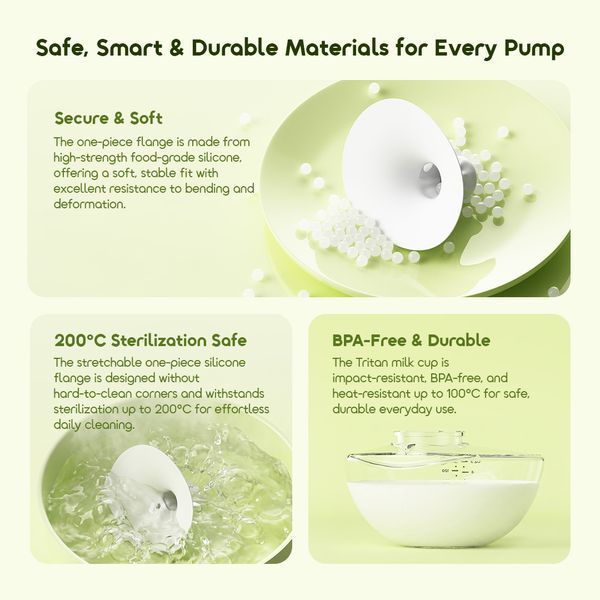 EasyPump Lightweight Gentle Wearable Breast Pump