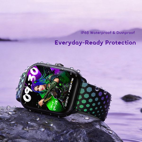 Watch 6 MOCO X Free Fire 2.01" HD Screen Smart Watch