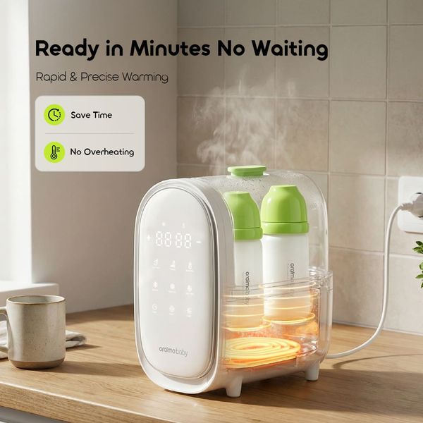 BottleCare Fast-Drying 99.99% Germ-Free Baby Bottle Warmer & Sterilizer