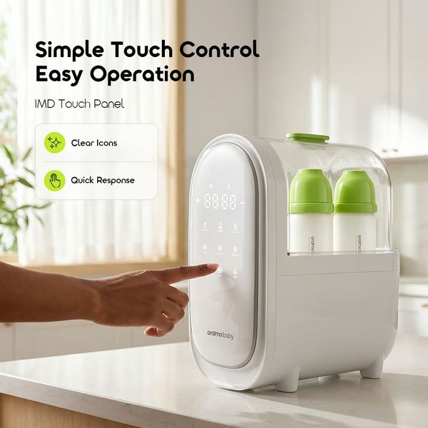 BottleCare Fast-Drying 99.99% Germ-Free Baby Bottle Warmer & Sterilizer