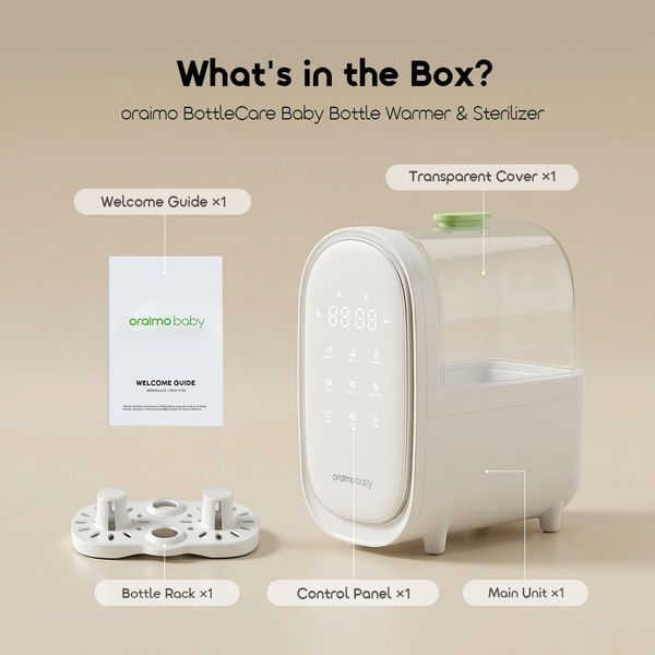 BottleCare Fast-Drying 99.99% Germ-Free Baby Bottle Warmer & Sterilizer