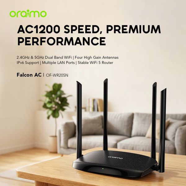 Falcon AC Fast Stable WiFi Router