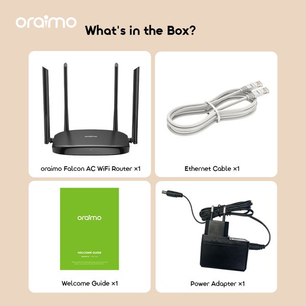 Falcon AC Fast Stable WiFi Router