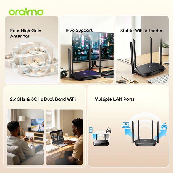 Falcon AC Fast Stable WiFi Router