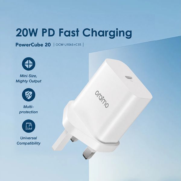 PowerCube 20 20W Wall Charger Kit