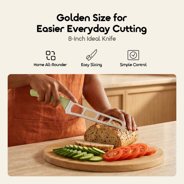 AirSlice 8-Inch Non-Stick Easy Slicer Knife