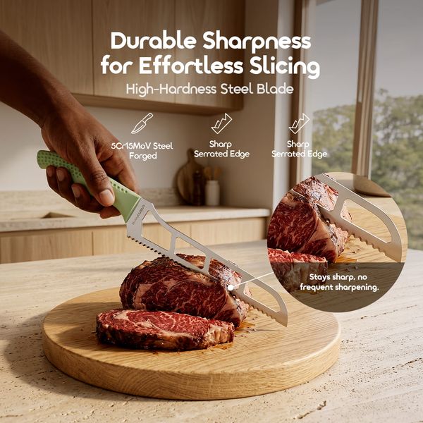 AirSlice 8-Inch Non-Stick Easy Slicer Knife