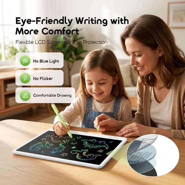 Eye-Friendly Multicolor Children Drawing Board Eye-Friendly Multicolor Children Drawing Board