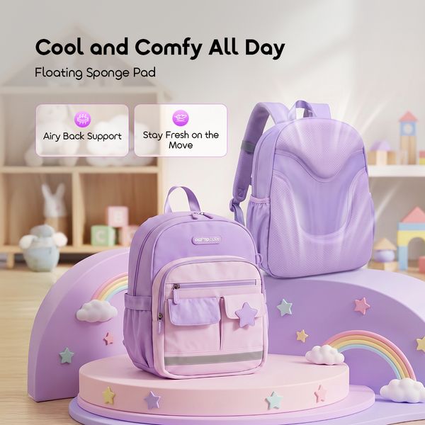 BuddyBag Pressure Relief Ergonomic Kids School Backpack