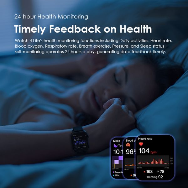 Watch 4 Lite 1.83'' TFT IP68 Smart Watch