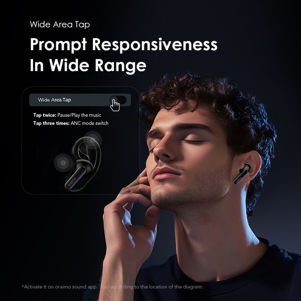 SpaceBuds Hybrid ANC True Wireless Earbuds Customized Voice Prompt