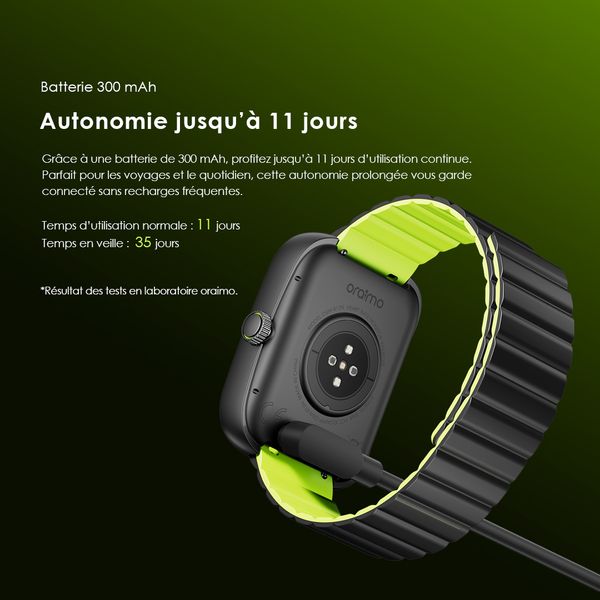 Watch Nova N Montre connectée en verre incurvé 2,5D