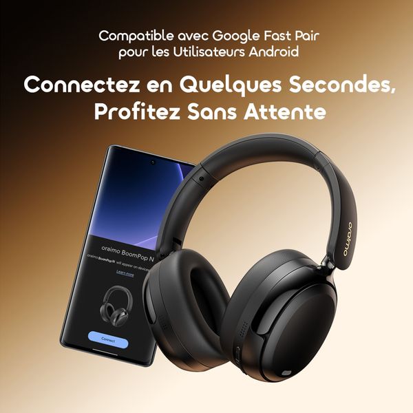 BoomPop N Casque sans fil ANC