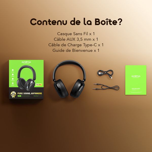 BoomPop N Casque sans fil ANC