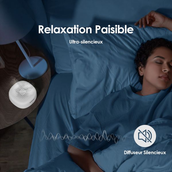 AromaGlow Diffuseur d'aromathérapie rechargeable sans eau