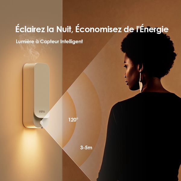 AromaGlow Diffuseur d'aromathérapie mural sans eau