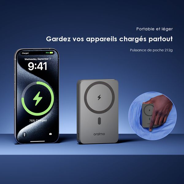 MagPower 15 10000mAh 38.5W Wireless and Wired Power Bank