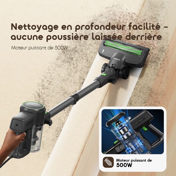 CordForce Plus Aspirateur balai filaire moteur 500 W