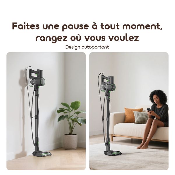 CordForce Plus Aspirateur balai filaire moteur 500 W