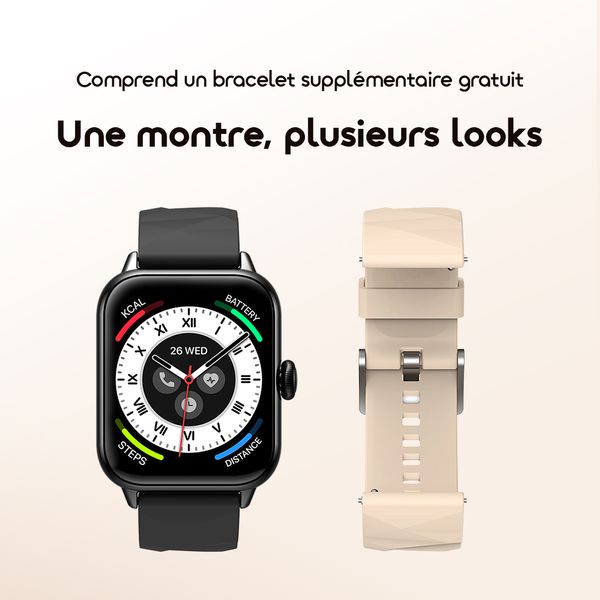 Watch 6 Nano Montre connectée intelligente à écran tactile complet 1,52" TFT