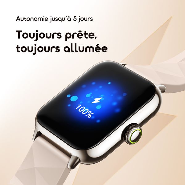 Watch 6 Nano Montre connectée intelligente à écran tactile complet 1,52" TFT