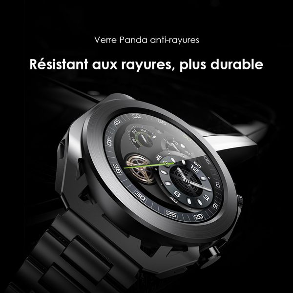 Watch Pro X montre connectée AMOLED 1.43'' IP68 avec 2 boîtiers et bracelets remplaçables