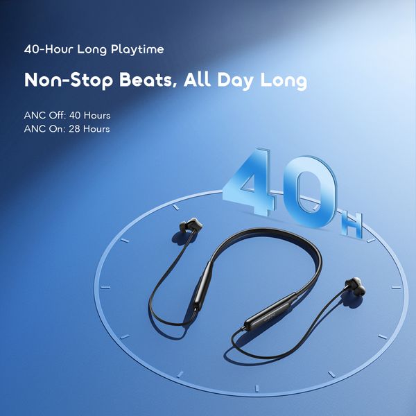 Necklace 5 Tahsan tuned noise cancellation long playtime wireless earphone