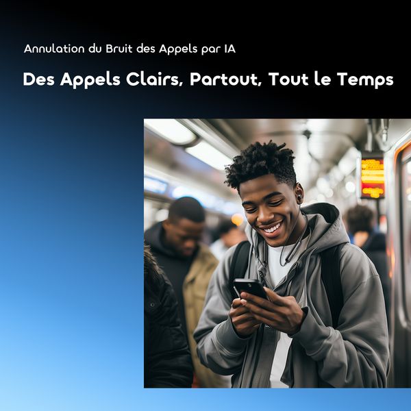 Necklace 5 Écouteurs avec réduction de bruit de 30 dB et vibration lors des appels