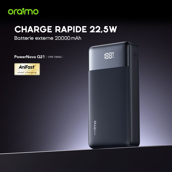PowerNova Q21 20000mAh 22.5W Power Bank