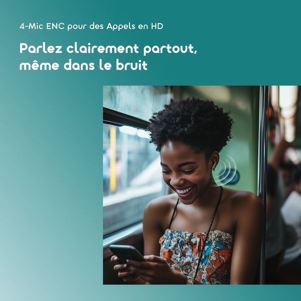 SpaceBuds Air+ Écouteurs True Wireless avec Finition Métallique et Résistance IPX4