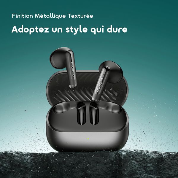 SpaceBuds Air+ Écouteurs True Wireless avec Finition Métallique et Résistance IPX4