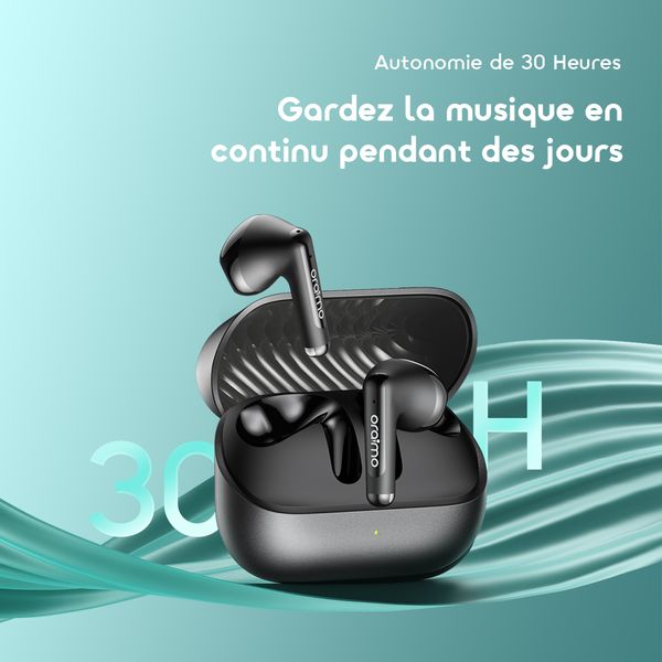 SpaceBuds Air+ Écouteurs True Wireless avec Finition Métallique et Résistance IPX4