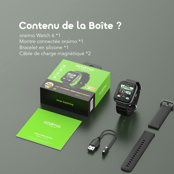 Watch 6 Montre connectée 2,04" TFT IP68