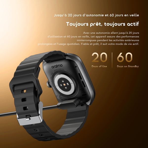 Watch Nova 2 2.01" AMOLED IP68 Curved Touchscreen Smart Watch