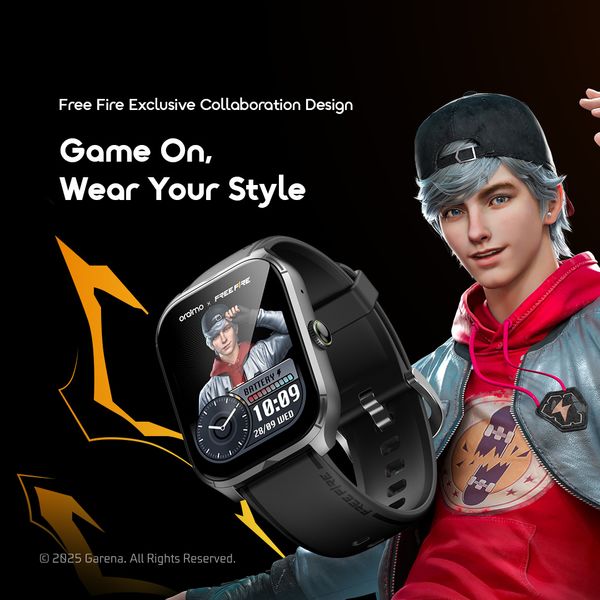 Watch 5 Lite 2.01" HD IP68 Smart Watch FreeFire