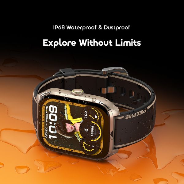 Watch 5 Lite 2.01" HD IP68 Smart Watch FreeFire