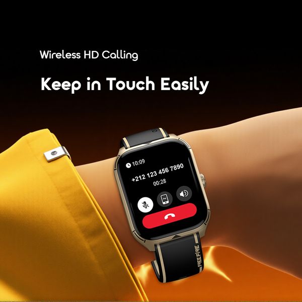 Watch 5 Lite 2.01" HD IP68 Smart Watch FreeFire