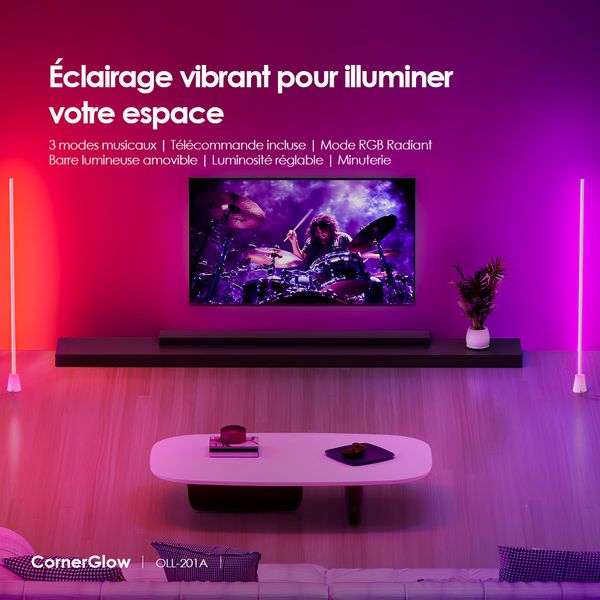 CornerGlow Ambient Floor Lamp