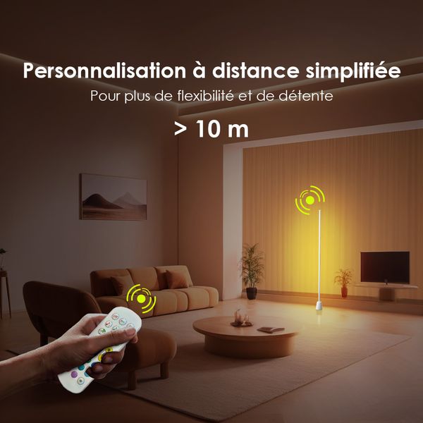 CornerGlow Ambient Floor Lamp