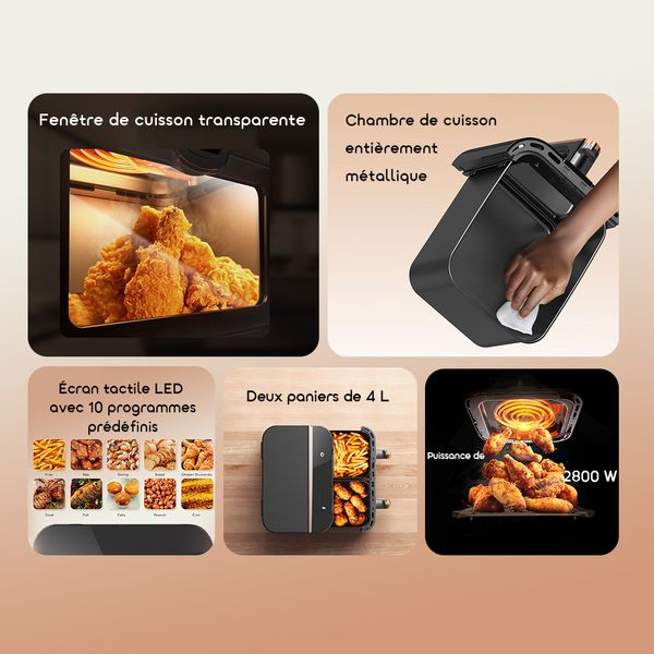 NutriFry Duo 8L 2800W AirFrye