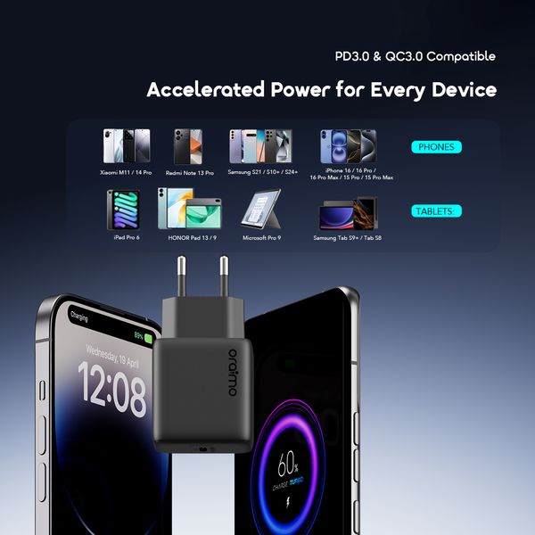 PowerGaN 251 25W GaN Fast Mini Charger Set