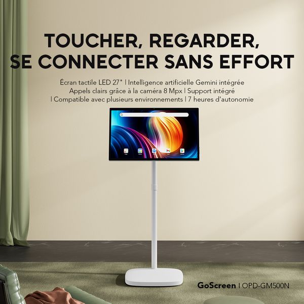 GoScreen Tablette TV tactile IA 27 pouces