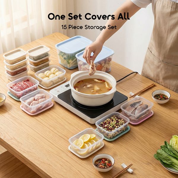 PureStore Silver Ion Freshness PP  Food Storage Container (15pcs)