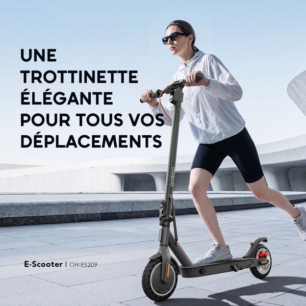 E-Scooter Moteur 350 W, autonomie 32 km Scooter électrique