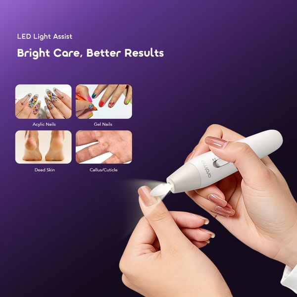 Tipsy 6 Nail Drills  2-Speed Dual Rotation Manicure Set