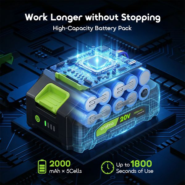 MaxDrill 20V Cordless Versatile Power Drill Driver